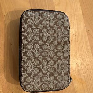 COACH travel jewelry box